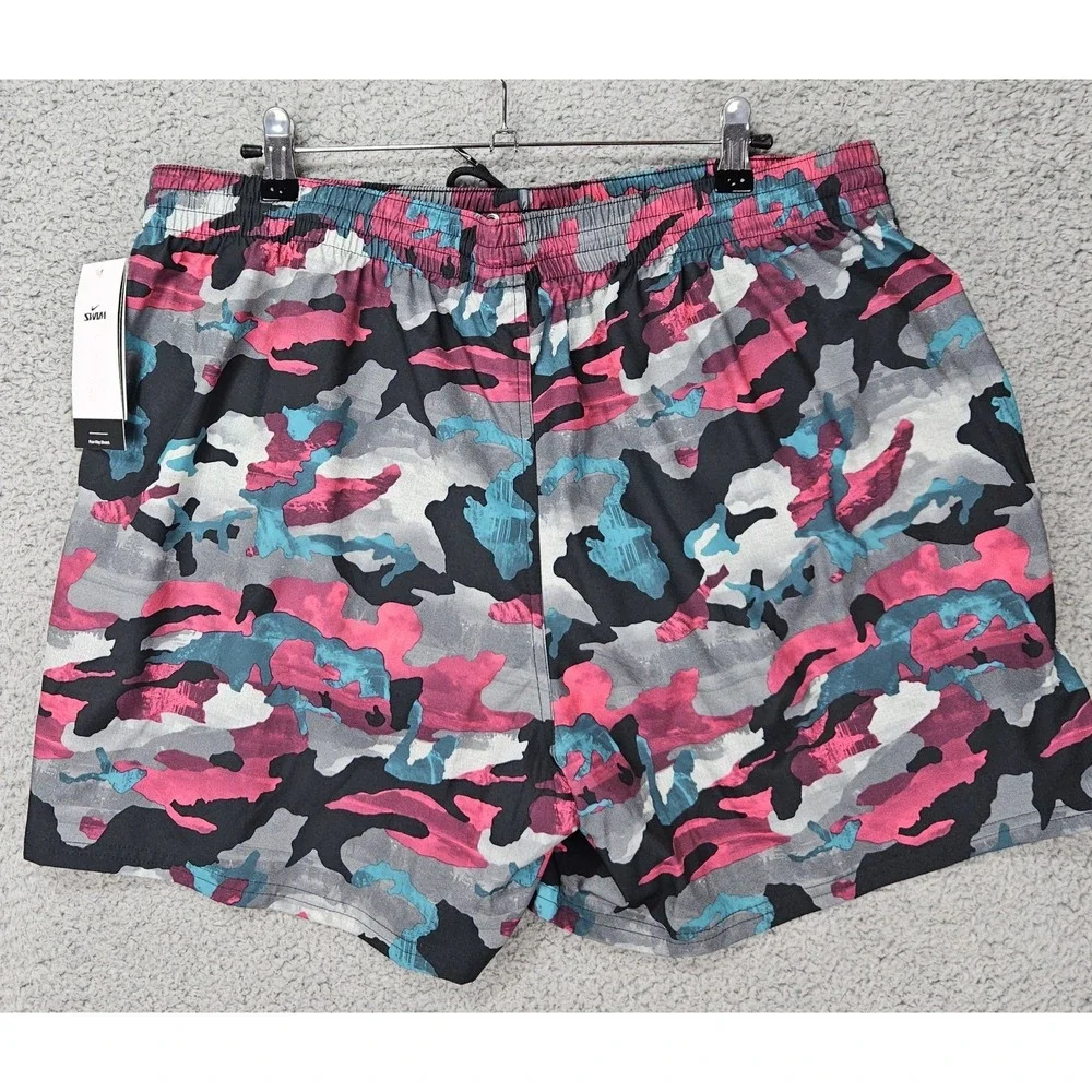 Nike Swim Trunks Men's XL Dusty Cactus Camo 4 Way Stretch Shorts NWT